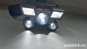 headlamp Lampa de lucru pescuit cutremur drumetii cu 5LEDuri puternice
