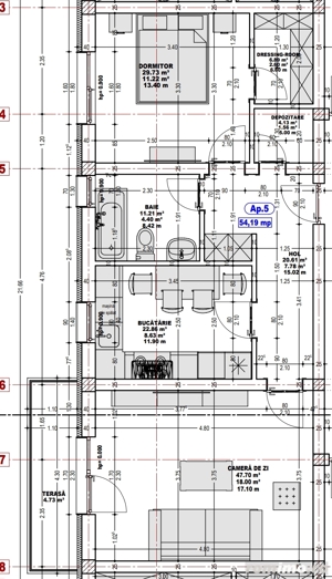 Ap.2 cam - Decomandat - Bloc nou - intre Tm si Giroc - 54mp - parcare inclusa - imagine 13