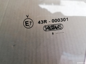 geam usa stanga spate opel agila b - imagine 4