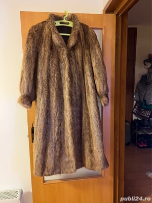 Haina din blana de nurca impecabila , ca noua, nepurtata