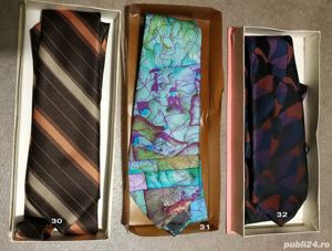 Cravate bărbătești, diverse culori, materiale și modele - imagine 8