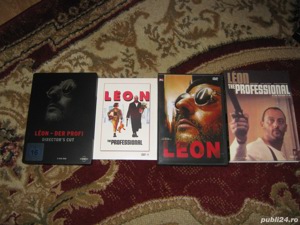 Jean reno,dvd filme originale,leon in 4 variante si alte filme din vasta sa activitate cinematografi - imagine 2