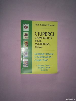 Catalog filatelic si sistematica ciupercilor