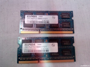 Kit memorii Elpida 4gb dual channel 2x2gb DDR3