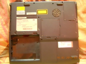 Carcasa Toshiba Satellitte S Palmrest+Touchpad+Buttom case  - imagine 2