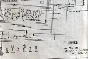 scheme electrice casetofon deck Akai GXF25 & GXF31 - imagine 1