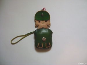 Portofel piele, model pisică - imagine 4