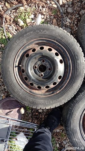 Roti Daewoo Cielo cu cauciucuri de iarnă 185/65/14 - imagine 3