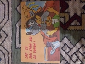 Carte cu desene animate:"Las' că mai stăm noi de vorbă!"tipărită in URSS și tradusa in romana,1982