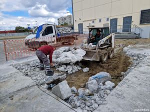 Basculanta și bobcat cu picon de inchiriat 