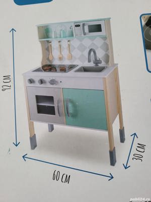 Vand Set bucatarie din lemn, 6 piese, Cuptor, Plita, Microunde, NOU, Pret 349 Lei - imagine 10