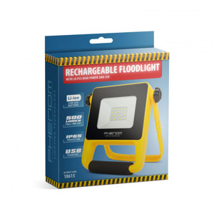 Lampa de lucru cu Acumulator Li-Ion 2200 MAh Impermeabil Reflector LED 10W  - imagine 3