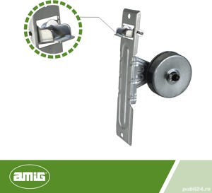 Colector compact din oțel pentru rulouri cu 1 tabletă, Amig - imagine 3