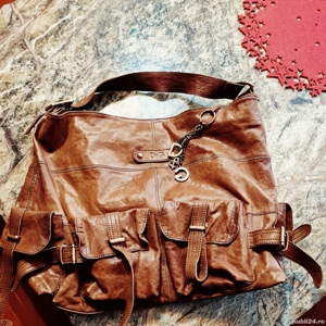 Vand geanta piele naturala vintage maro Dolcw&Cababa replica - imagine 2
