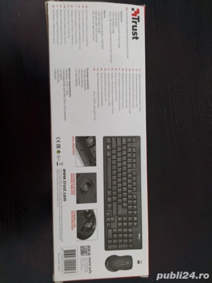 Tastatura mouse wireless  - imagine 3