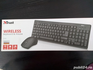 Tastatura mouse wireless 