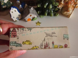 cadou rar vintage dop sticla Mercedes Benz Germania original anii 1950 - imagine 3