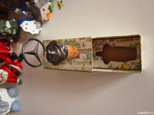 cadou rar vintage dop sticla Mercedes Benz Germania original anii 1950 - imagine 4