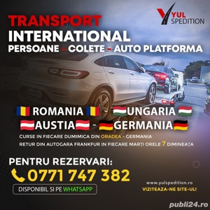 Transport persoane Oradea Jud Bihor -Germania  - imagine 2