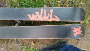  Skiuri Volkl Ledge Skis 2011 Radius: 16.9m -162cm cu Marker Griffon 12 Freestyle Ski Binding - imagine 7