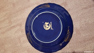 Portelan vechi ,cobalt cu aur - imagine 3