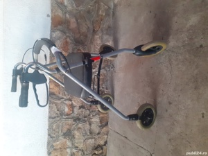 Cadru de mers pliabil cu roti. - imagine 2