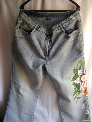 Blugi pictati,mărime mare