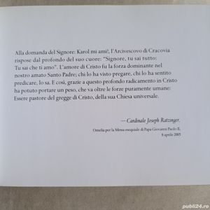  Carte Comemorativa L'amore   la spiegazione di tutto. Giovanni Paolo II. Rizzoli 2010 - imagine 4