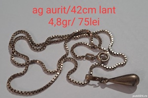Coliere argint cu detalii la vedere - imagine 6