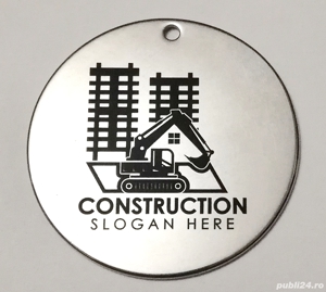 Breloc inox,logo firma,personal,diverse. - imagine 3