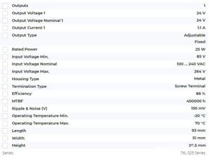 Sursa industriala TRACO POWER 24V DC   1.1 A Dispus si la schimb cu alte echipamente, scule - imagine 7