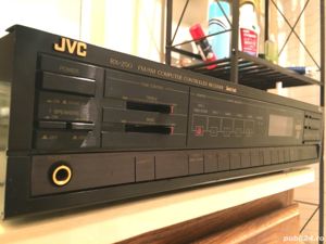 colectie amplificatoare vintage Teleton Yamaha JVC cu filtre boxe Magnat