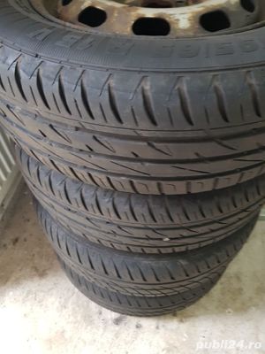 jante cu anvelope set complet 195/65/R15 Continental VW Touran VW Caddy VW Golf 5 5x112 DOT 2019 etc