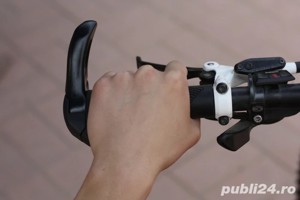 Manson MANSOANE coarne ghidon BICICLETA trotineta electrica negre lock-on mtb ergonomice - imagine 5