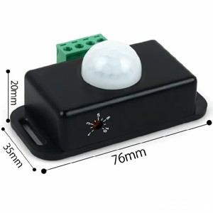 SENZOR de MISCARE prezenta PIR 12v 24v 6A schema - imagine 4
