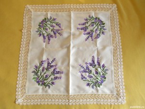 Fata de masa cu model floral - produs NOU - imagine 4