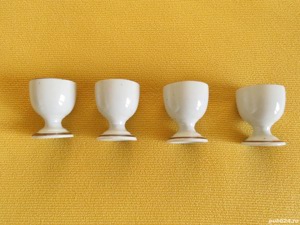 Set 4 suporturi pentru ou, imprimate cu motive florale - imagine 8