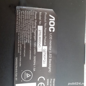 module sursă+digitală-de pe un monitor AOC model:270LM00043 functionale,display spart: - imagine 2