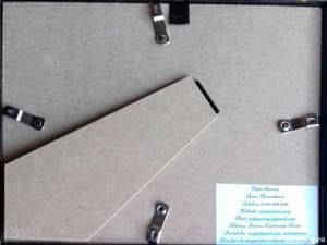 Tablou Inger, sculptura in fir continuu de sarma non-tarnish auriu de 1 mm - imagine 4