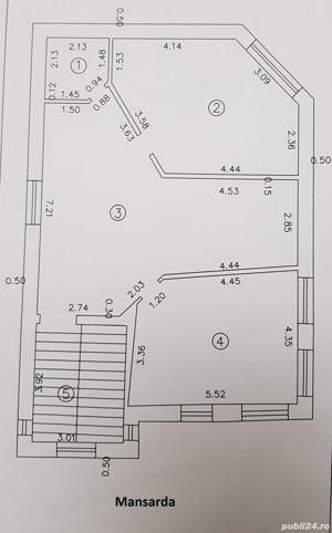 Vila D+P+1+M Barlad, zona ultracentrala, cladire noua 2021 - imagine 9