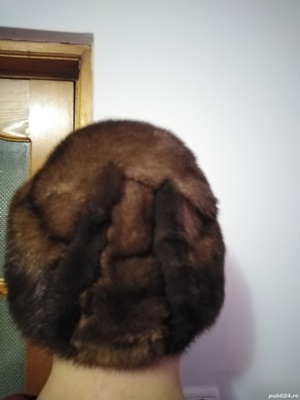 Vind căciula de blana naturala.  - imagine 4