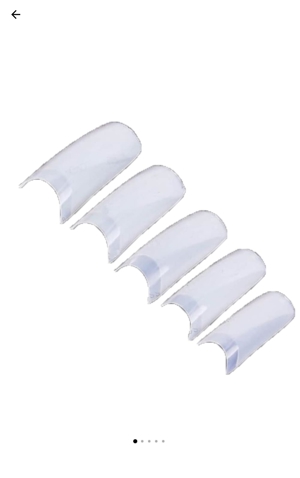 Unghii false(tips) la set de 500 bucati,10 dimensiuni(50 unghii/dimensiune),noi - imagine 2