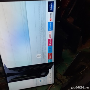 Vînd led tv Samsung curbat UE 49 RU 7302KXXH complet sau parțial funcțional cu sau fără displ.spart - imagine 2