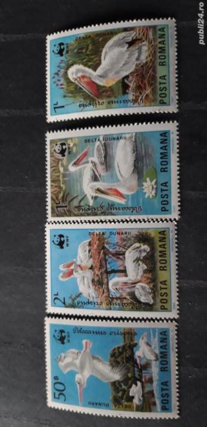 Timbre Romania-Pasari,nestampilate,10 poze. - imagine 9