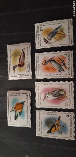 Timbre Romania-Pasari,nestampilate,10 poze. - imagine 3