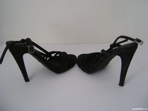 Sandale cu toc, Zara, marime 36 - imagine 3