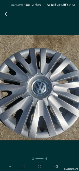 Capace jante r15, r16 volkswagen  - imagine 5