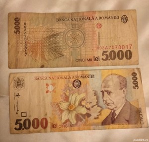 2 bancnote pentru colectionari