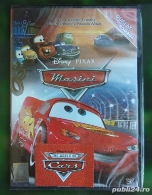 Cars 1 [DVD]. Film Disney animat, dublat