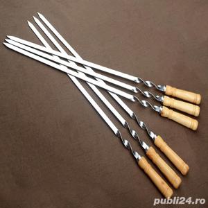 ace pentru gratar frigarui 75cm camping Tepusa pentru gratar - imagine 2